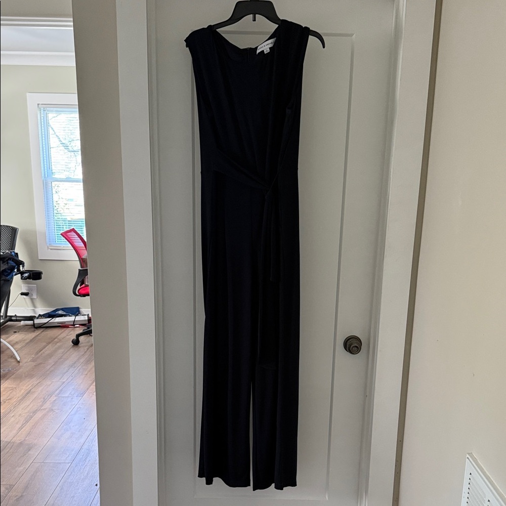 Women’s Emma & Michele Navy Jumpsuit Size 12 with Pockets